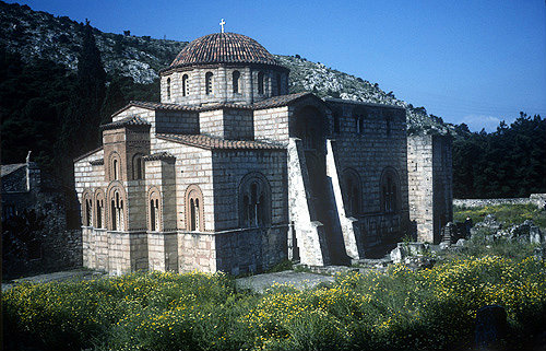 Greece, Daphni Monastery built circa 1080AD